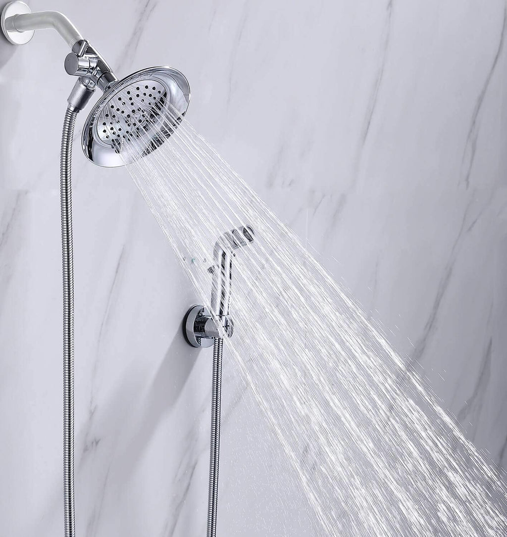 2 Mode Dog Shower Attachment with Extra Long Hose Adhesive Mount