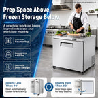 Commercial Refrigerator, 29 Inch, 6.7 Cu.Ft Undercounter