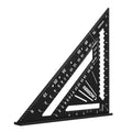 Arrow Aluminum Alloy Rafter Square, 12-Inch Carpenter Square Layout Tool