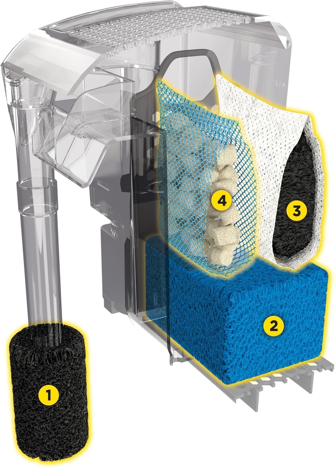 AquaClear Fish Tank Power Filter for 20- to 50-Gallon Aquariums