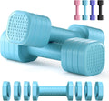 Hand Weights for Women at Home 2-5 lb Light Adjustable Dumbbells Set | Adjustable 2-5 lb(A Pair 4lb 6lb 8lb 10lb)