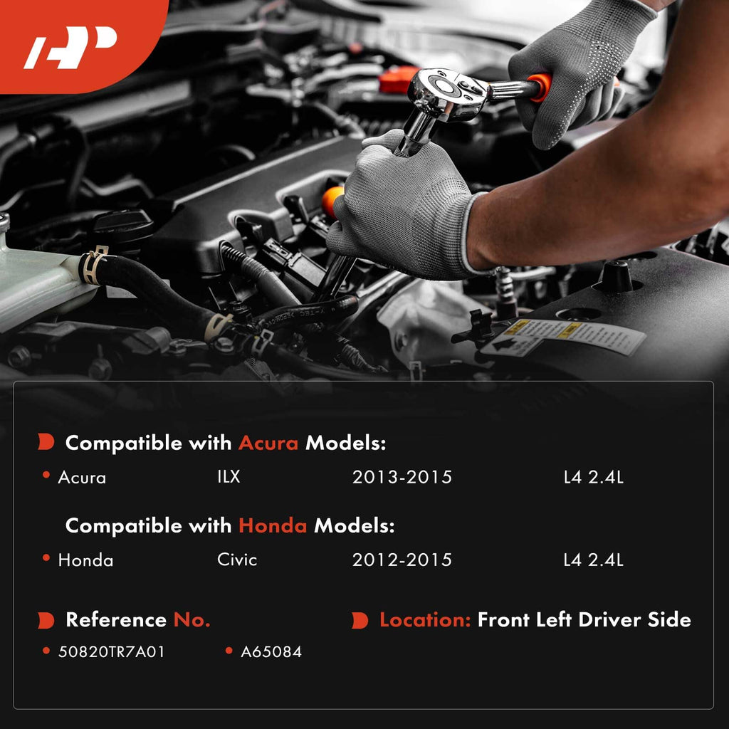 A-Premium Front Left Engine Motor Mount Compatible with Honda Civic