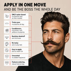 MUDstache Unscented Mustache Training Wax for Men (1 oz)
