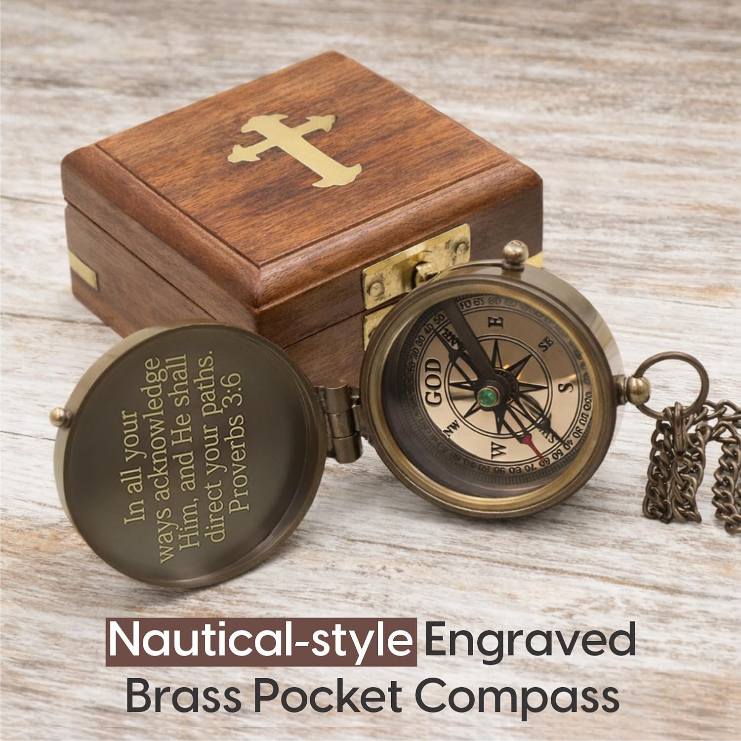 Baptism Gift for Teen Boys | Christian Inspirational Keepsake | Catholic Religious Gift for Son, Godson, Grandson |