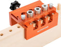 Dowel Jig, Drill Guide for Straight Holes Doweling Jig for Wood | Woodworking Tool, Adjustable Width Dowel Jig Kit
