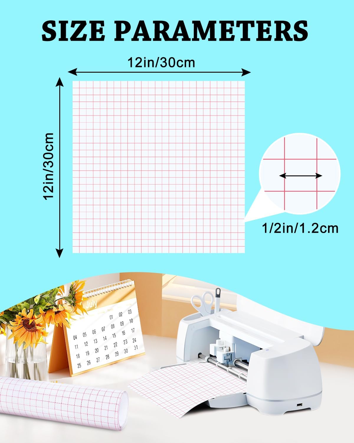 30 Pack Transfer Tapes Compatible with Cricut Maker 4/3 Explore 3/4