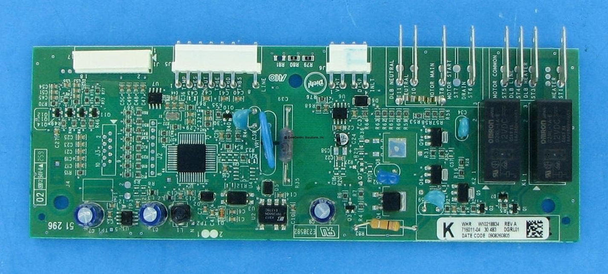 CoreCentric Remanufactured Dishwasher Control Board Replacement for Whirlpool W10218834 / WPW10218834