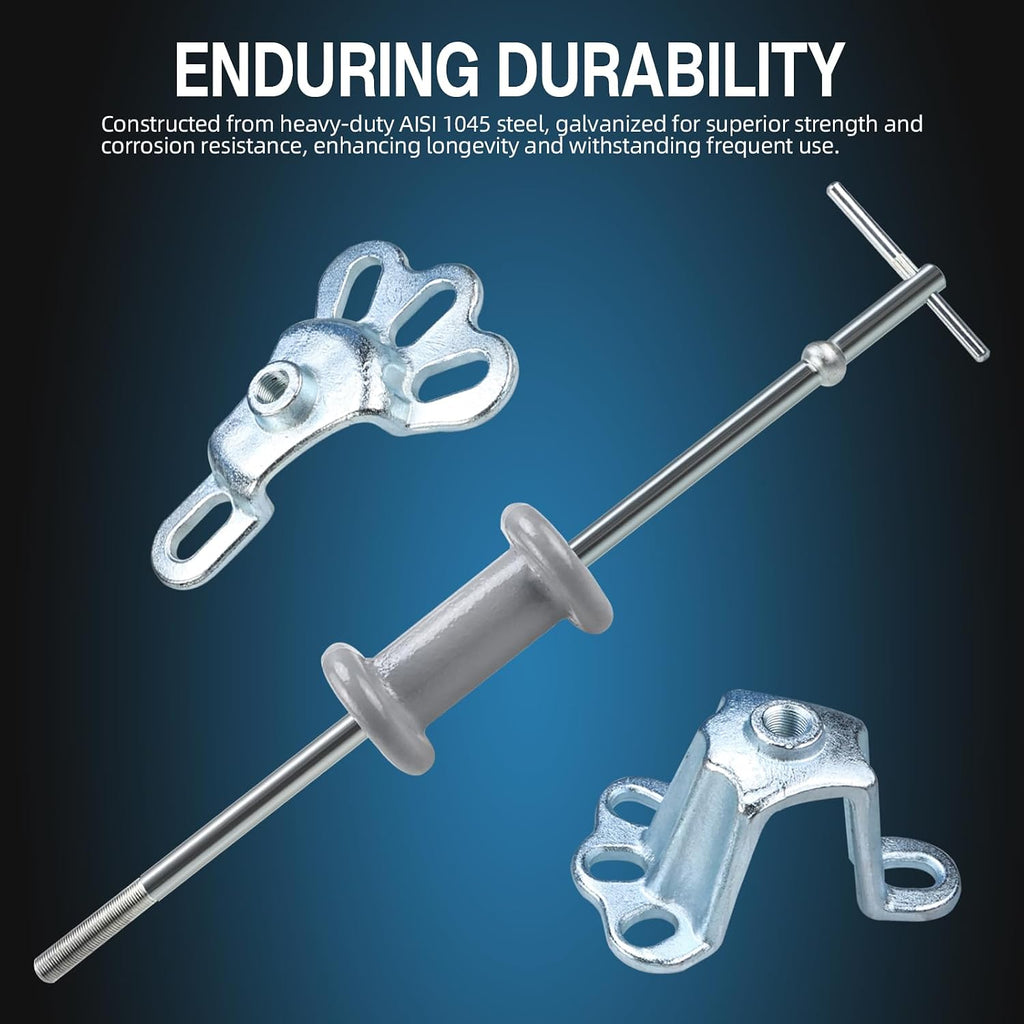 9 Way Slide Hammer Puller Axle Front Rear Wheel Bearing Dent Hub Gear Puller Remover Set