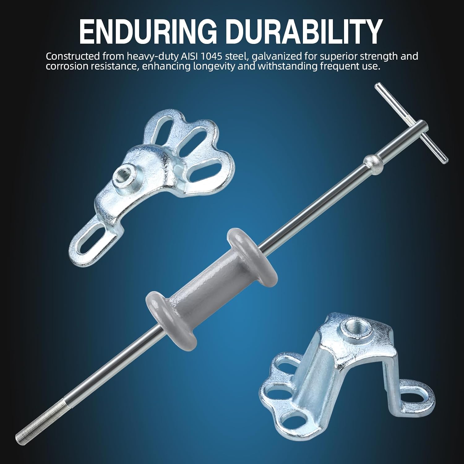 9 Way Slide Hammer Puller Axle Front Rear Wheel Bearing Dent Hub Gear Puller Remover Set