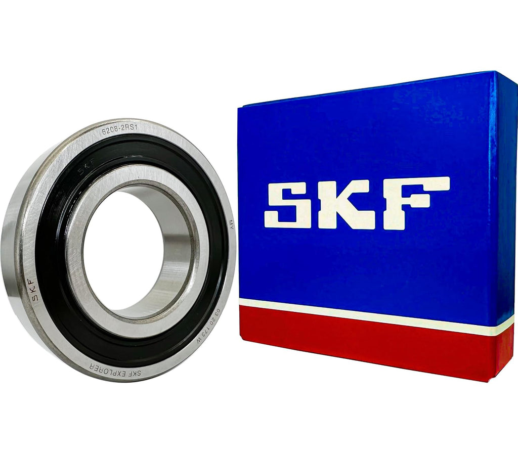 SKF 6208-2RS1 40x80x18mm Double Rubber Sealed Deep Groove Ball Bearings 6208-2RS 6208RS