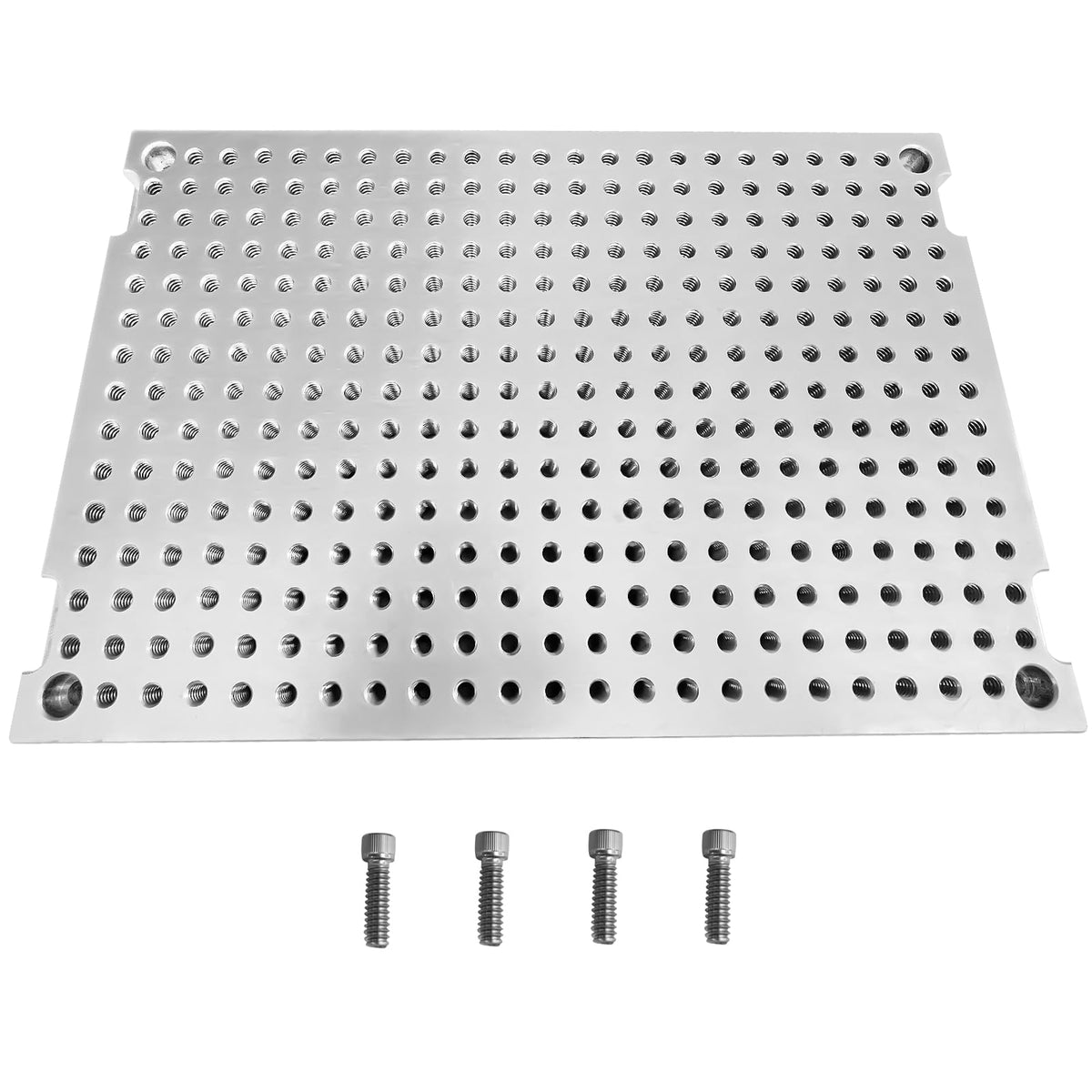 8" x 12" x 1/2" MIC7 Aluminum Fixture/Sacrificial Plate, Mini Pallet