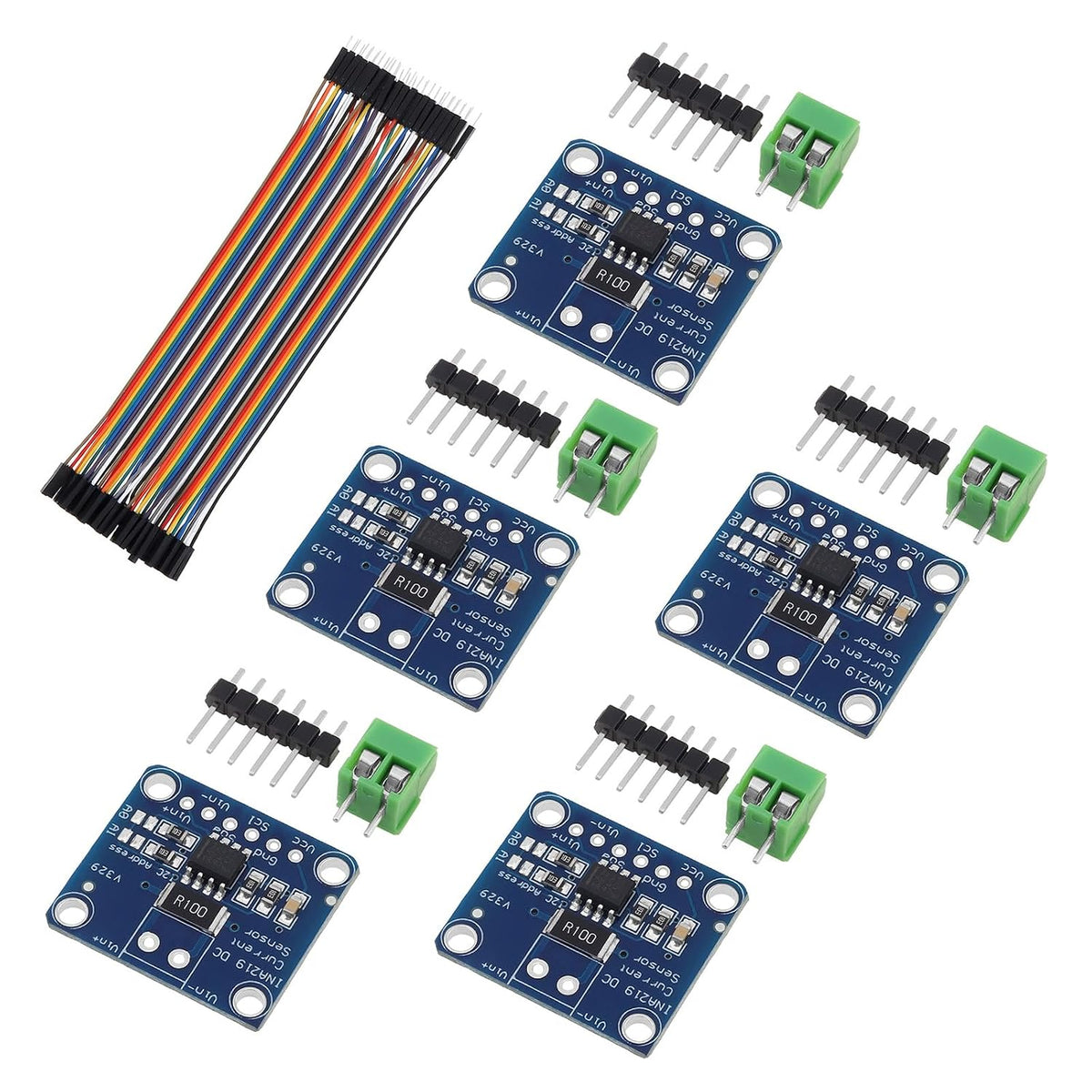 5PCS INA219 I2C Bi-Directional DC Current Sensor Module