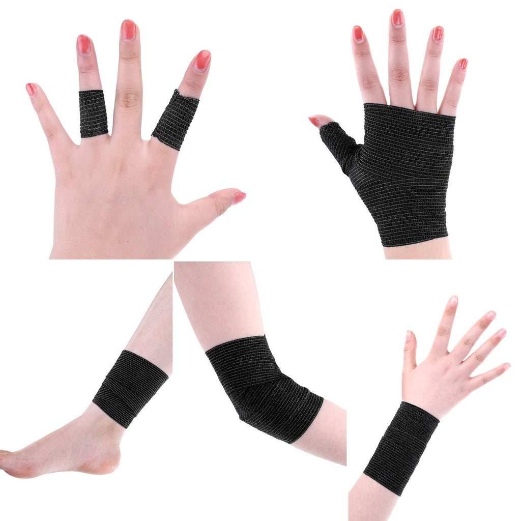 Tattoo Grip Tape Wrap Cover - Autdor 6Pcs 2" x 5 Yards Tattoo Machine Tape Cohesive Elastic Bandage Rolls