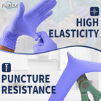 Disposable Ice Blue Nitrile Exam Gloves 1000PCS/Case Cleaning Large