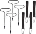 Deluxe Shelter Tie Down Kit 24260 Fit for Eskimo Ice Fishing Tent, Ice Shelter Anchors Tool Accessories for Setting