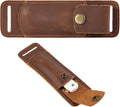 Knife Sheath,Belt Buckle Knife Sheath,Leather Knife Sheaths for Belt,Pocket Knife Folding EDC Belt Knife Holster,Open