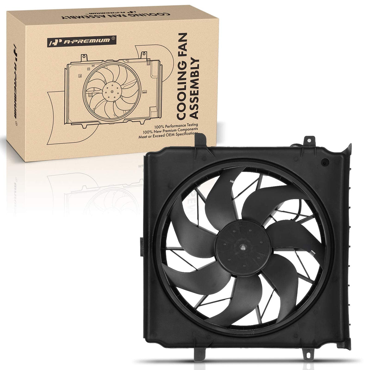 A-Premium Engine Radiator Cooling Fan Assembly