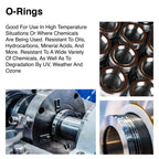 Mr O-Ring 906 Viton O-Ring - 90A Durometer, Black (Pack of 25)