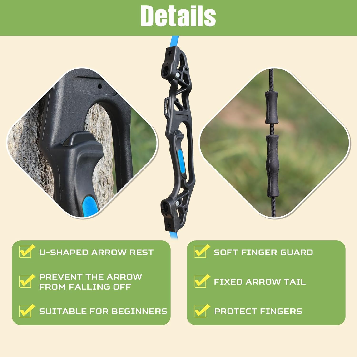 Bow and Arrow Set for Adults Beginners,18lbs Archery Set Recurve Bow Right Hand,Upgraded Archery Bows with 6 Arrows