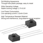 38kHz Infrared (IR) Receiver Sensor, Round Dot Long Range IR Receiver Head Compatible with CH0038K for Remote Control Projects