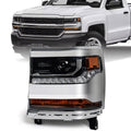Headlight Fit for Chevy Silverado 1500 2016 2017 2018 Driver