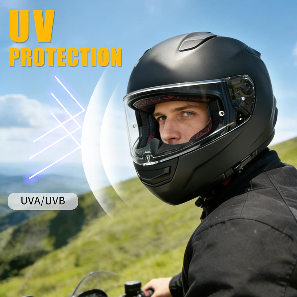 Helmet Visor Shield for SEDICI Strada II/Strada 3 /FF397/FF801 | UV Protection,Impact-Resistant,Helmet Visor Shield