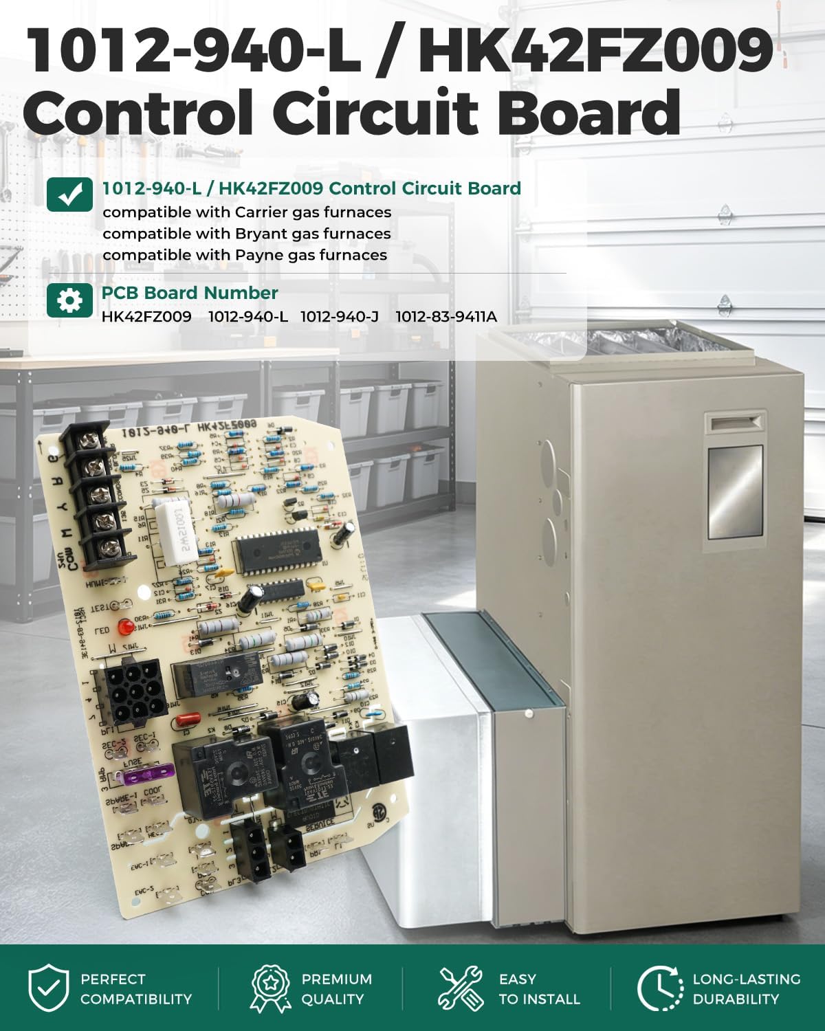 Furnace Control Board 1012-940-L for Carrier Bryant Payne