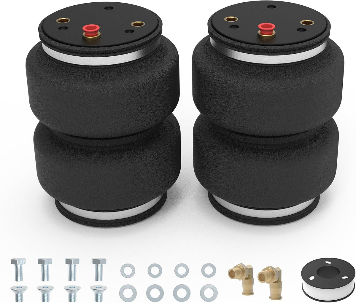 2 PCS Universal Air Bag Suspension for Ford F150 F250 F350 Chevy GMC Dodge
