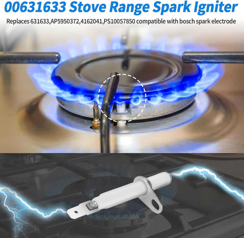 00631633 Range Surface Burner Igniter fit Bosch, 2 PCS