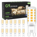 12 Pack G9 LED Bulb, Eq 40 Watt G9 Halogen Bulb, 3000K Soft Warm White