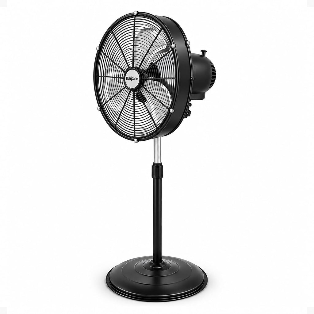 Hurricane Pro High-Velocity Oscillating Metal Stand Fan, 3 Speeds, 20in