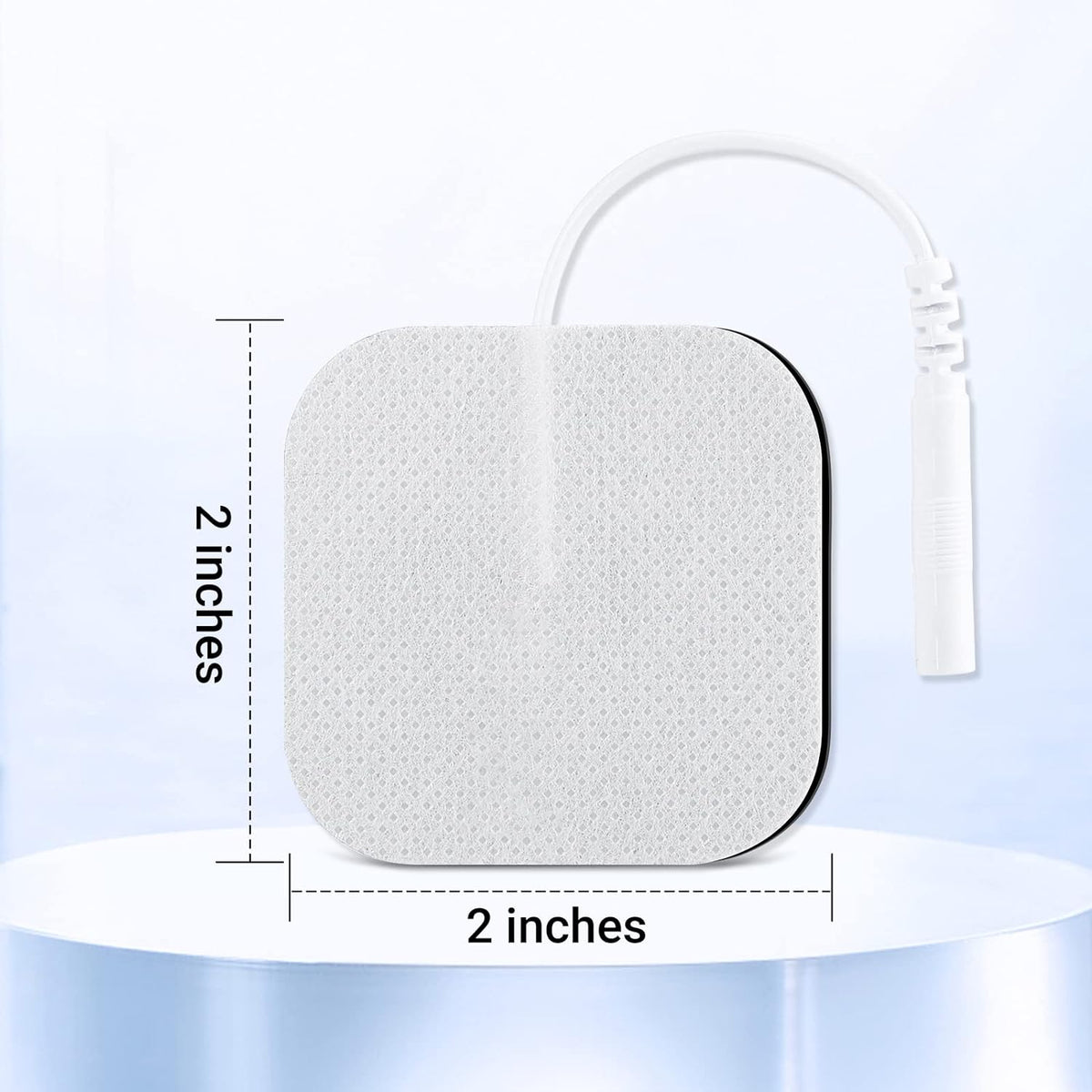 TENS Unit Replacement Pads, Self-Adhesive Electrode 20PCS, 2"x2" Electrode Pads for Muscle Stimulator Massager