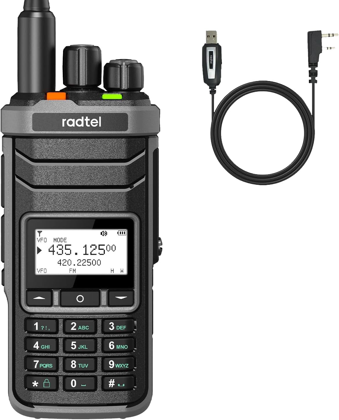 RT-860 Multi Band Ham Radio HF UHF VHF Dual Band with AM USB LSB CW CB LW MW SW SSB Reception, 1024 Channels, 2000mAh