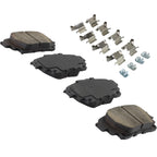 QUALITY-BUILT Premium Ceramic Rear Brake Pads w/Hardware BP2183C
