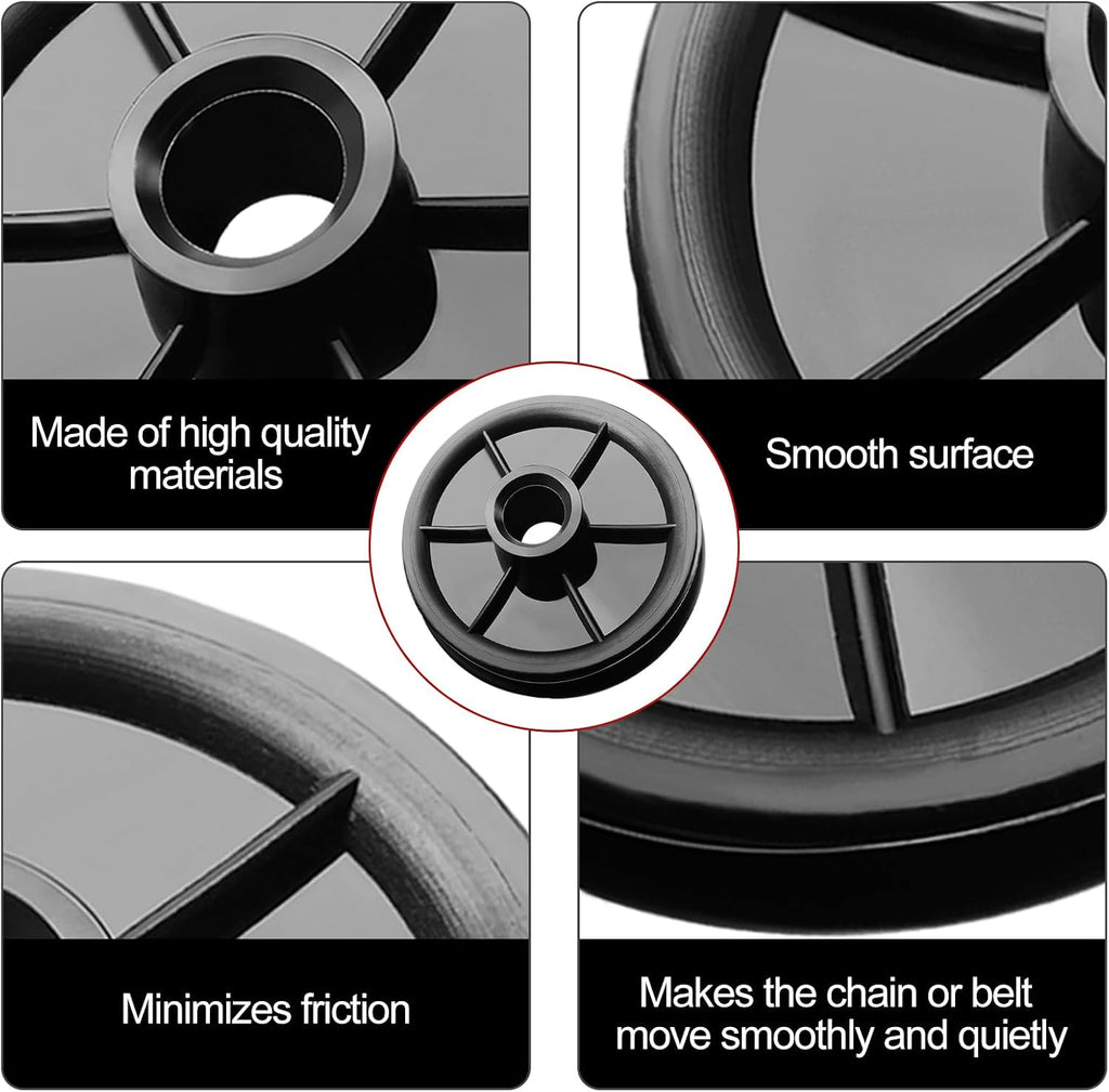 144c56 Idler Pulley for Garage Door Accessorie，2 piece