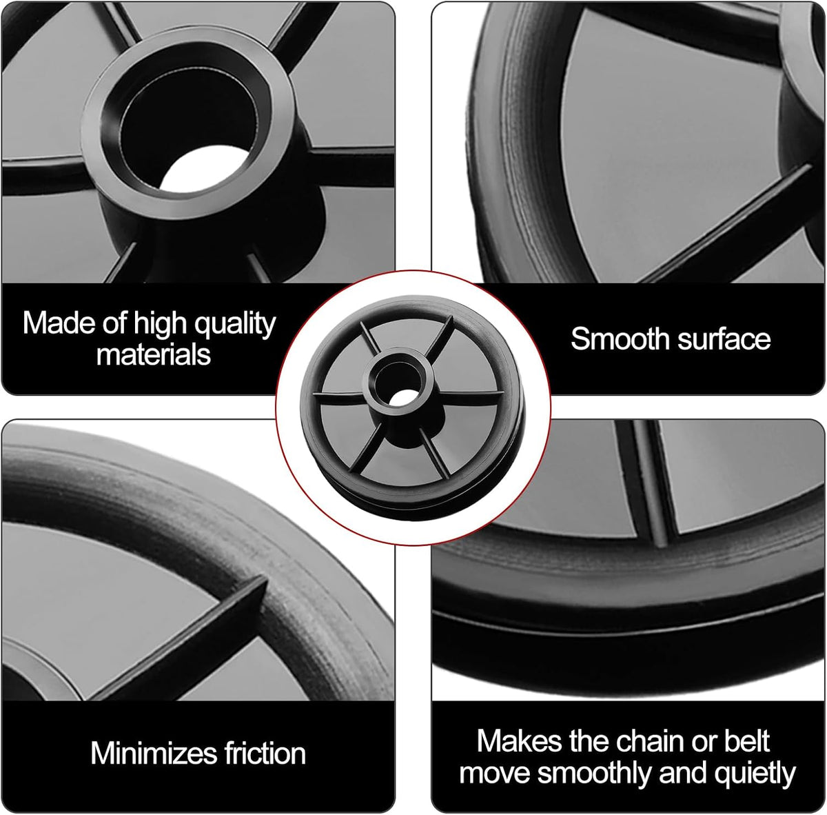 144c56 Idler Pulley for Garage Door Accessorie，2 piece