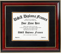 8.5x11 Diploma Frame with Mat. Certificate Holder for University, College, or Technical School Degrees – 15.5”x18”