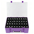 Miniature Storage Figure Case, Purple, 108 Slot