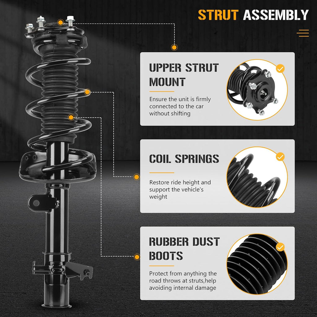 Front Struts Assembly Fit for Honda CR-V 2007-2014