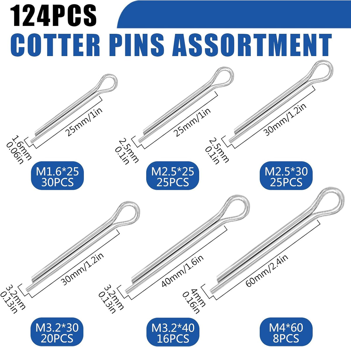 365PCS Trailer Hitch Pin Assortment Kit