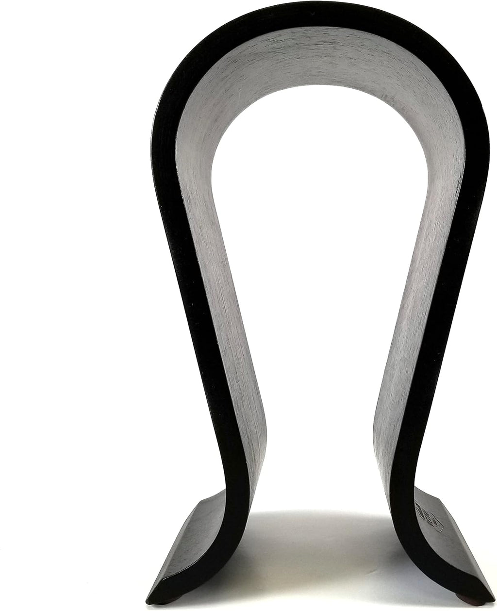 Black Headphone Stand | Wood Headphone Stand for Desk, Gaming | Omega Headset Stand