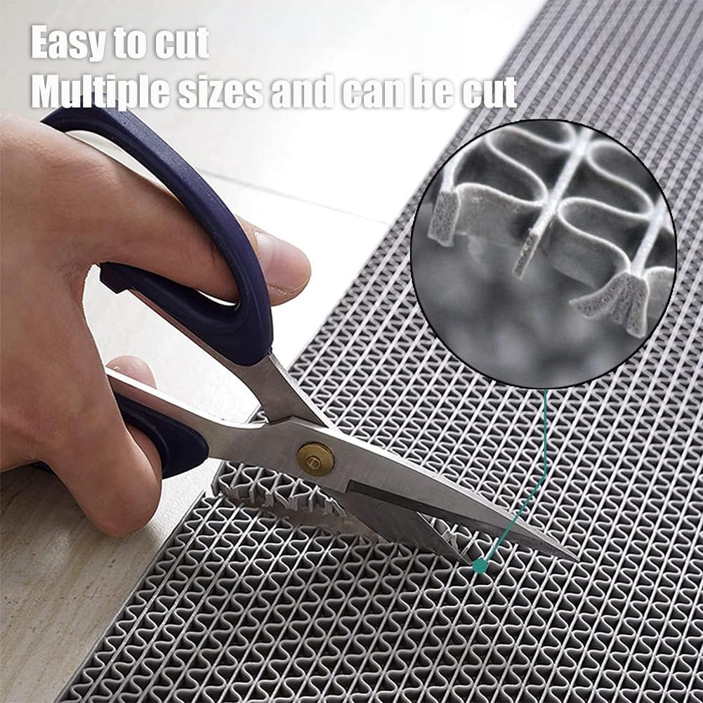 Anti Slip Drainage Mat Cutable Pool Flooring Bathroom Mats 3FTX10FT PVC Mesh Rubber Matting Heavy Duty for Garage
