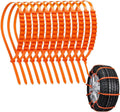 Snow Tire Chains,2026 New upgrade Portable Plastic Non-Slip Anti-Skid Traction Cables for Winter Driving Car, SUV &