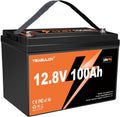 12V 100Ah LiFePO4 Lithium Battery BIC Group 31 with 100A BMS 1.28kWh | 15000+ Deep Cycle Rechargeable Lithium Iron