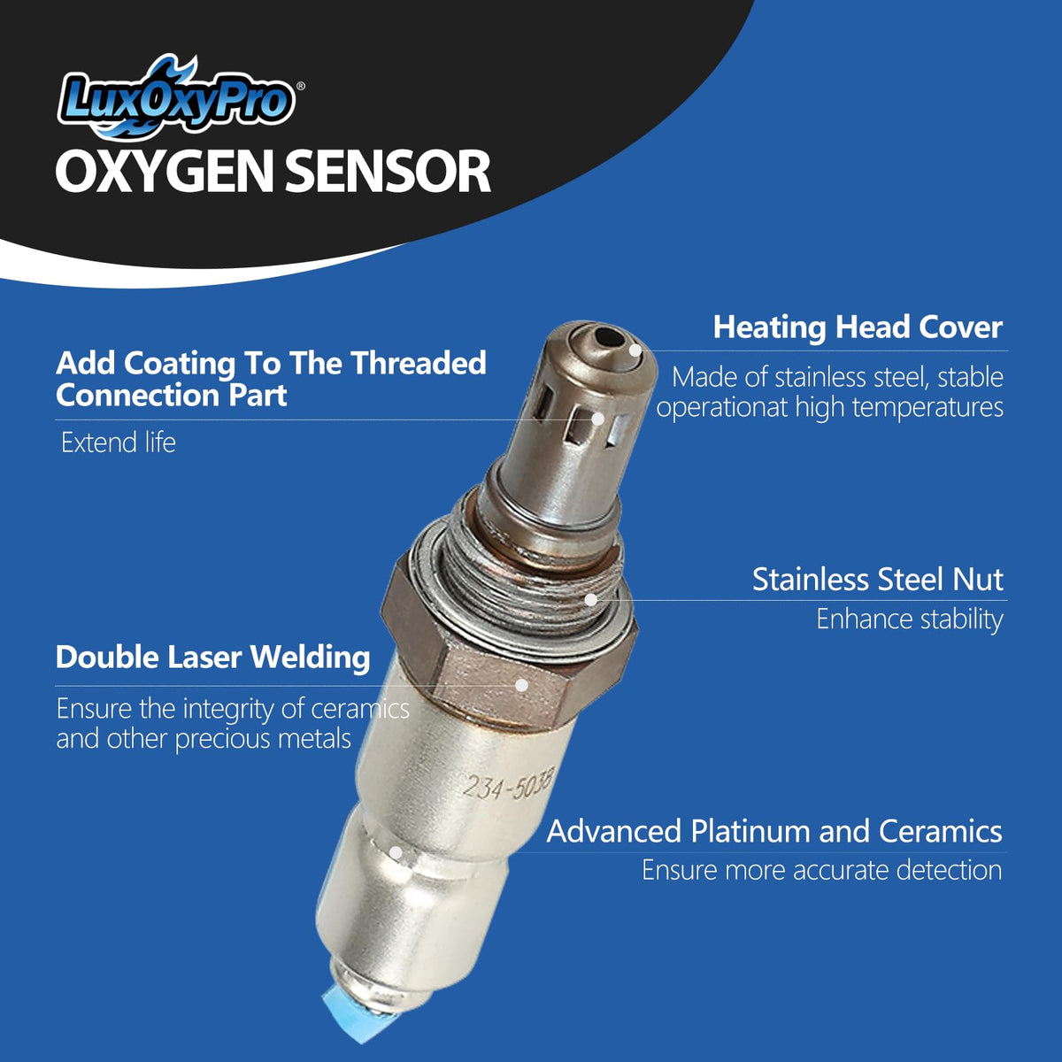 Upstream O2 Sensor for Ford Escape Edge, for Lincoln MKS, for Mazda CX-9