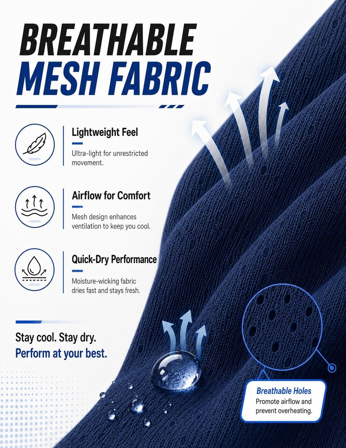 Boys Athletic Shorts Mesh Basketball Soccer Shorts Breathable Quick Dry Running Gym Shorts for Youth 5-18 Years