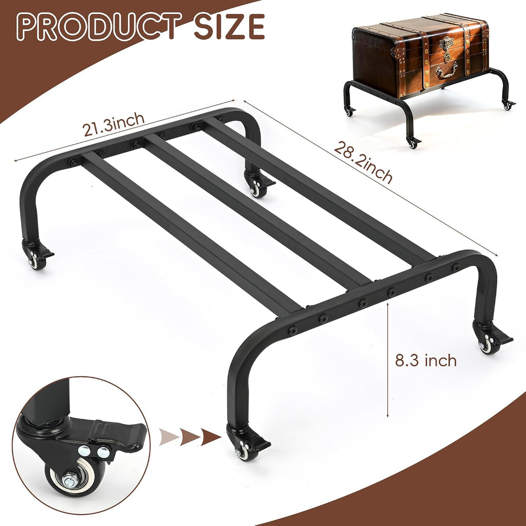 Tack Trunk Stand for Horse, 1" Metal Tubing, Max 330lbs Load Capacity