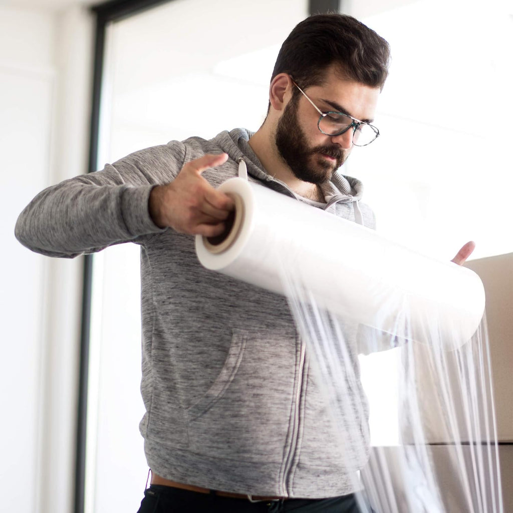 4 Pack of 18'' Stretch Wrap for Moving