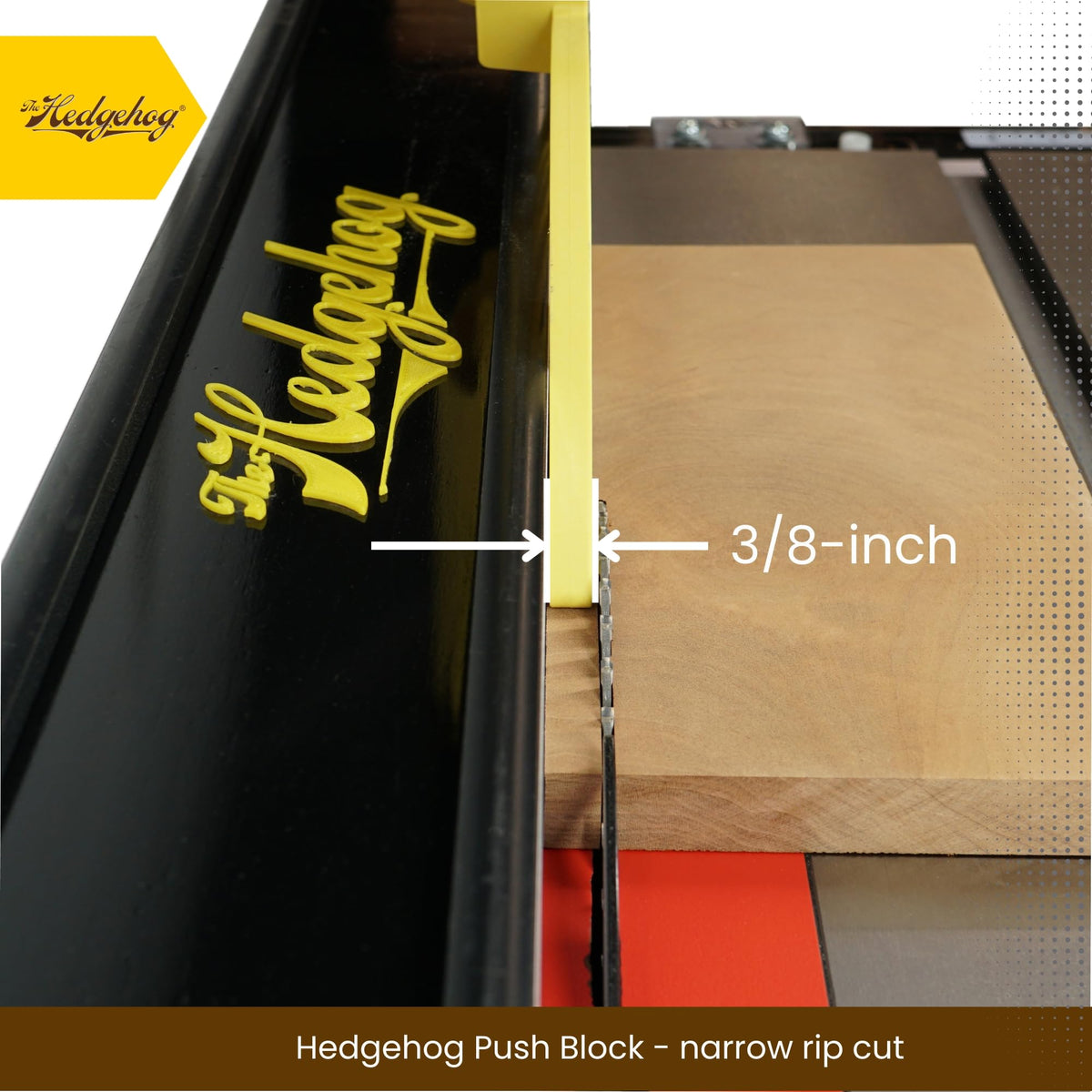 Hedgehog Woodworking Push Block for Table Saws, Jointers & Routers