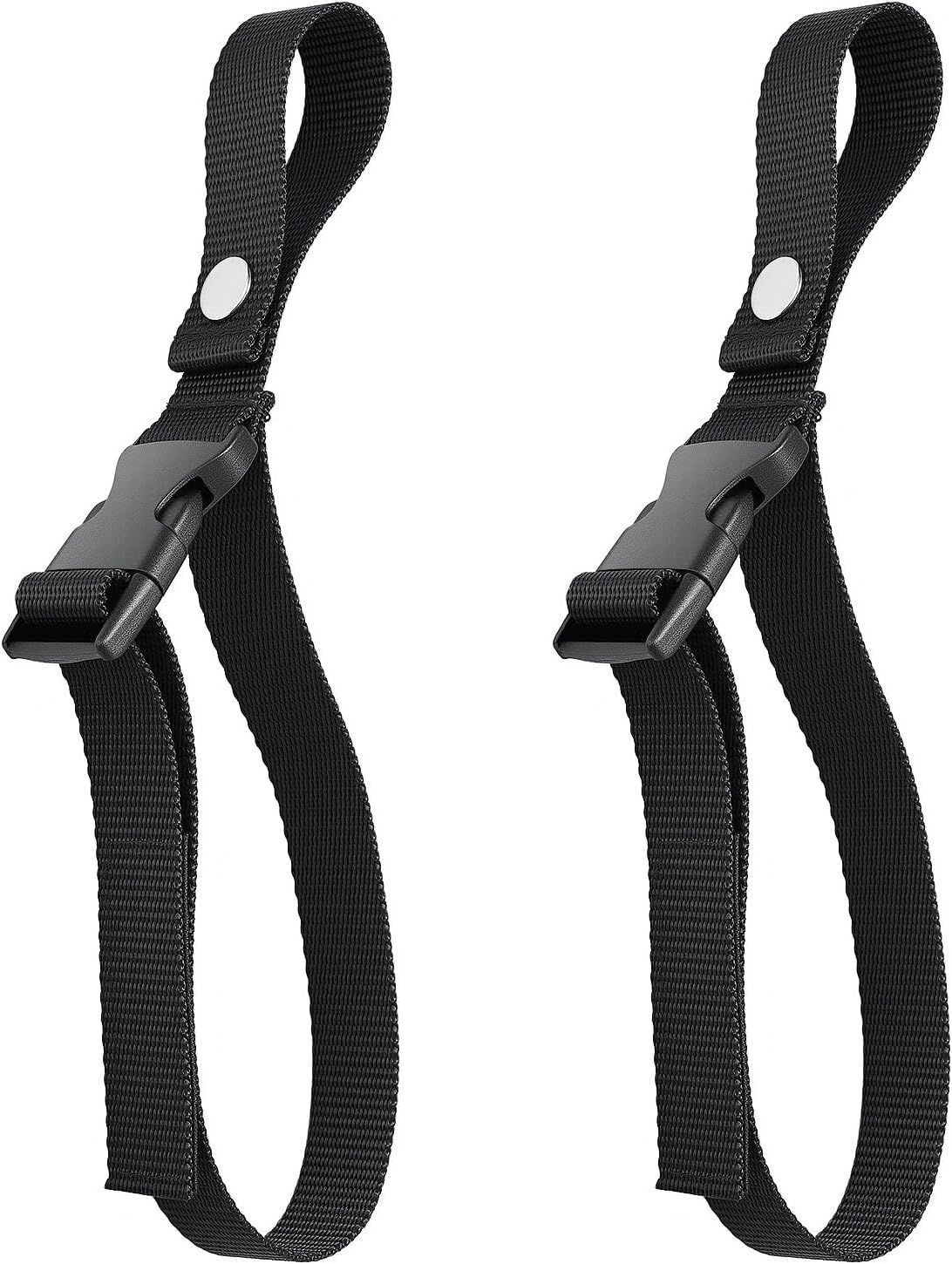 Boat Fender Line Holder,Adjustable Straps (Fully Extends to 43cm),Fits Rails up to 2",Durable Plastic Snap,Heavy-Duty